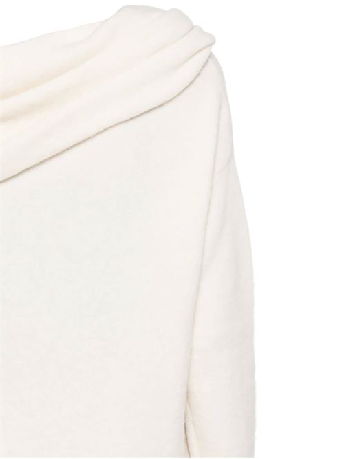 White alpaca-merino wool top GIUSEPPE DI MORABITO | 03PFKN3070335502